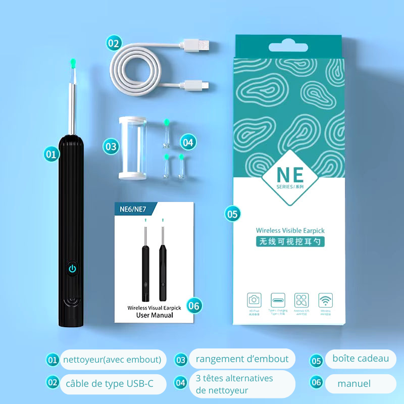 KIT NETTOYEUR D’OREILLES VISUEL