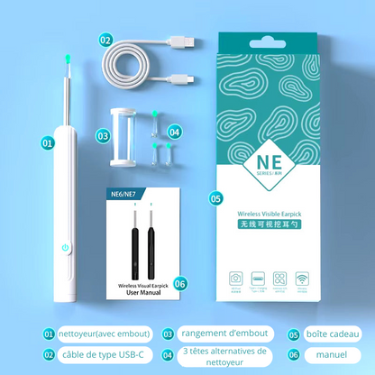 KIT NETTOYEUR D’OREILLES VISUEL